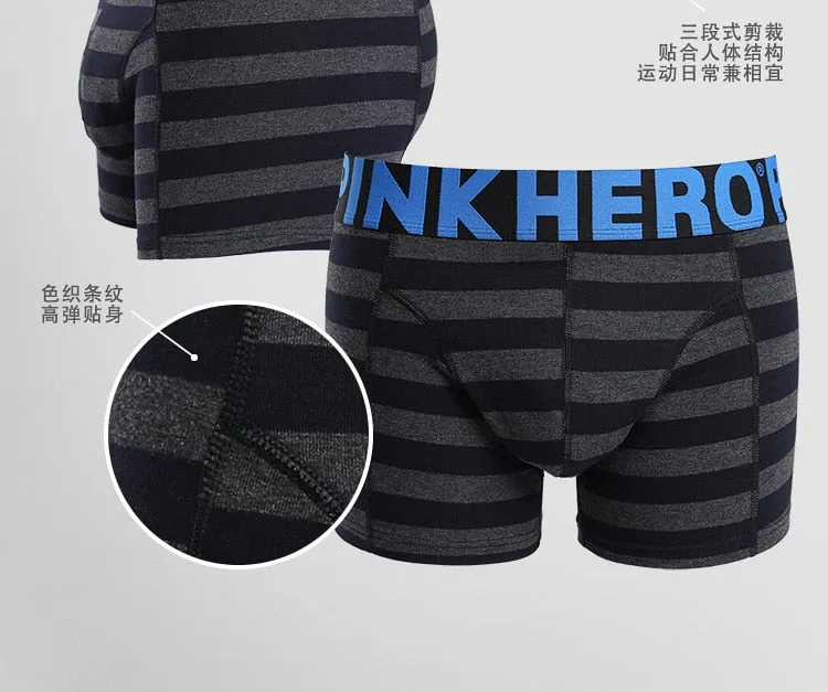 Men's Stripe Fashion Male Underpants boxer mens underwear boxers boxershorts Trunks