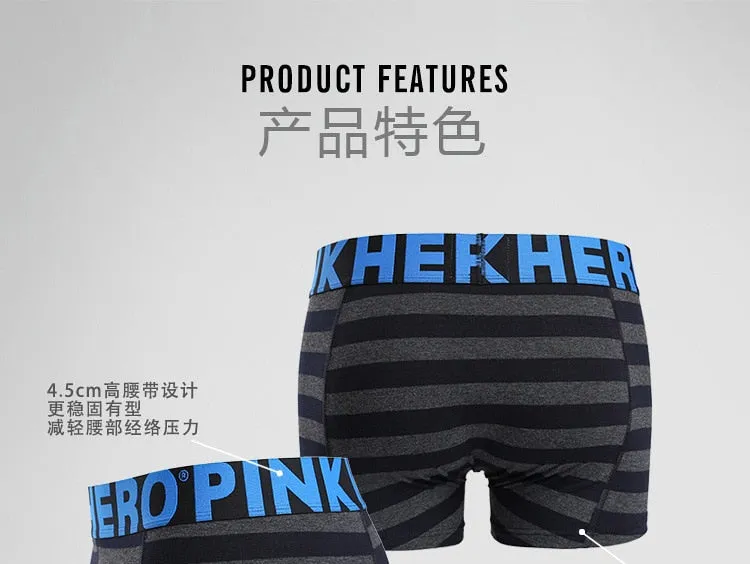 Men's Stripe Fashion Male Underpants boxer mens underwear boxers boxershorts Trunks