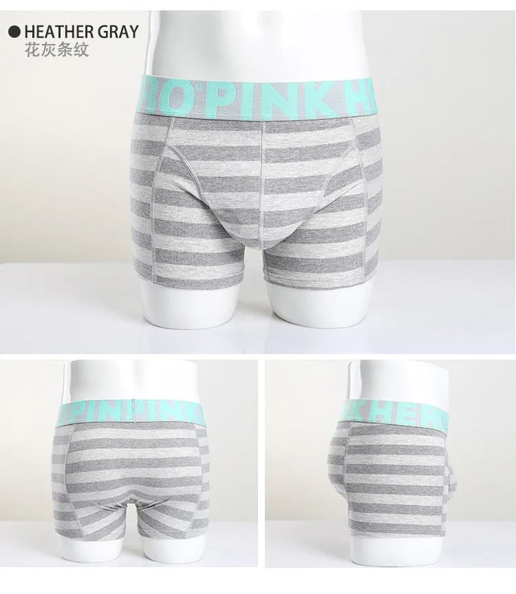 Men's Stripe Fashion Male Underpants boxer mens underwear boxers boxershorts Trunks