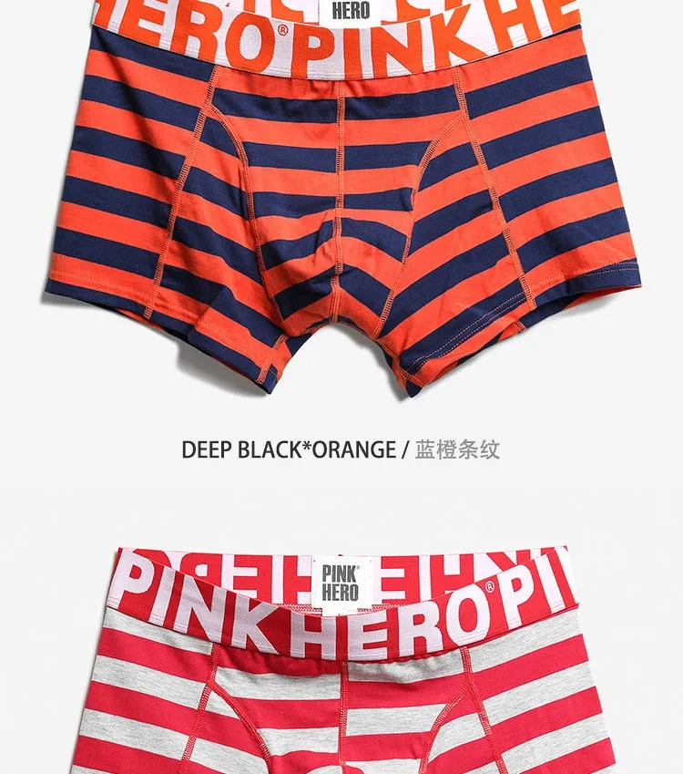 Men's Stripe Fashion Male Underpants boxer mens underwear boxers boxershorts Trunks