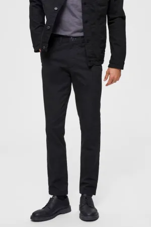 Miles Flex chino pant - Black (organic cotton)