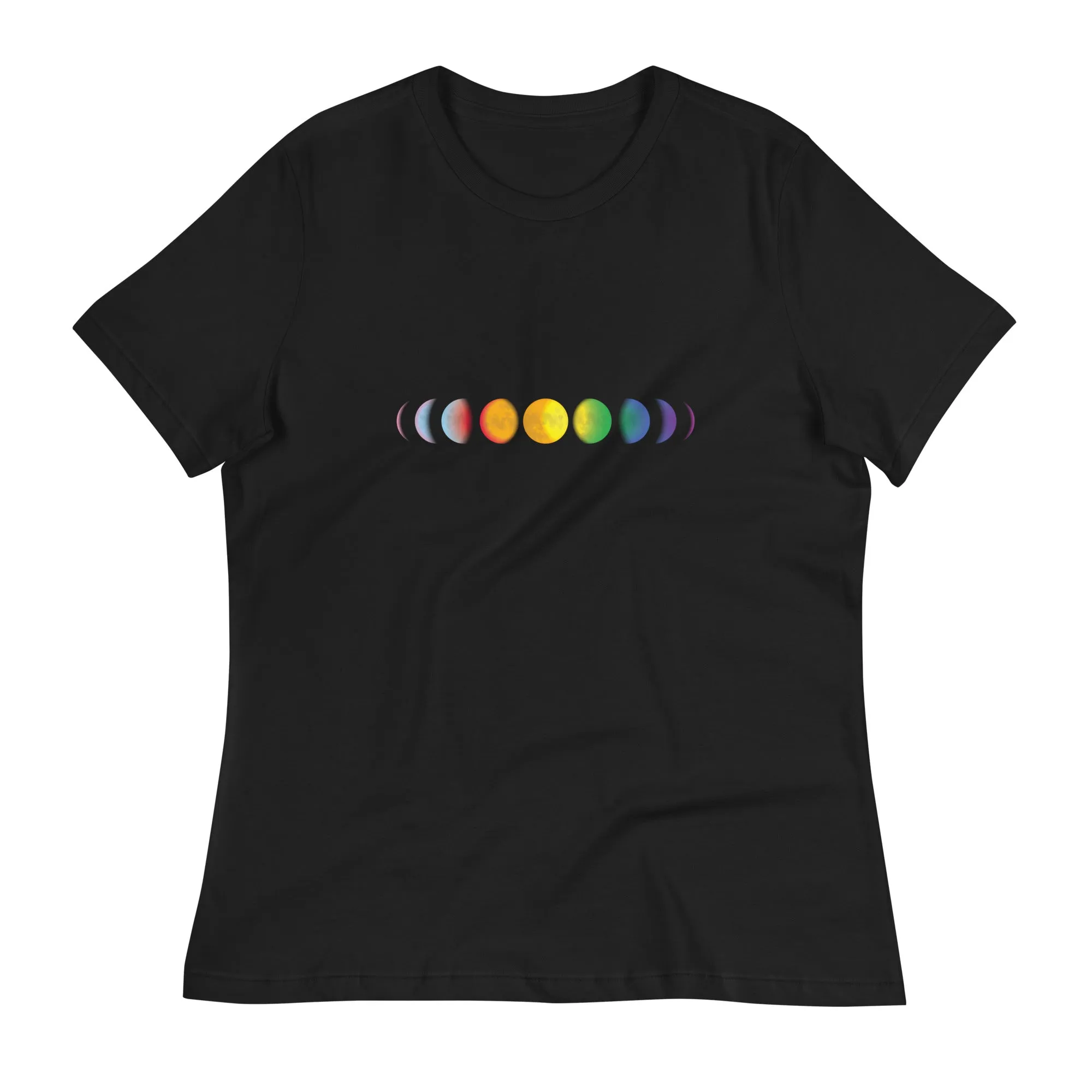 Moons Women's Relaxed T-Shirt (Dark Colors)