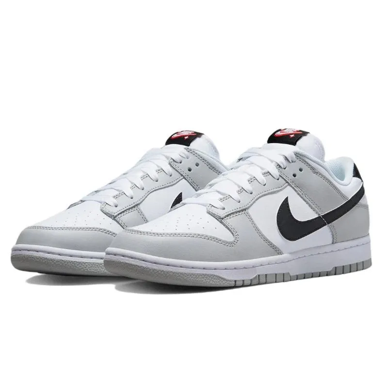 Nike Dunk Retro Black White Skateboarding Shoes - Classics for Men & Women, Genuine Leather, Non-Slip, Comfortable SB Running Sneakers