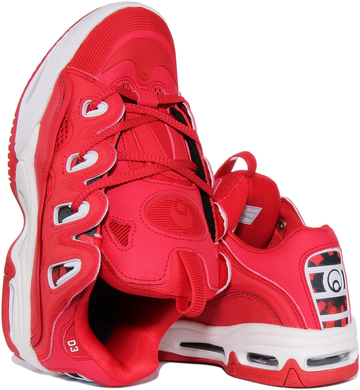 Osiris D3 2001 In Red White For Men