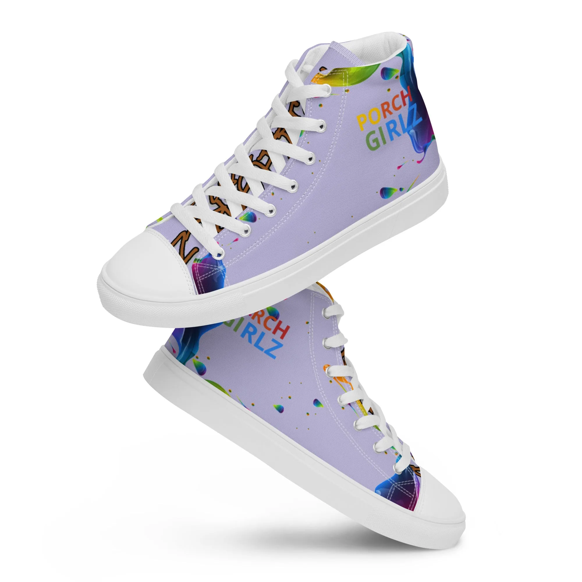 PORCHGIRLZ MELROSE Women’s high top canvas shoes