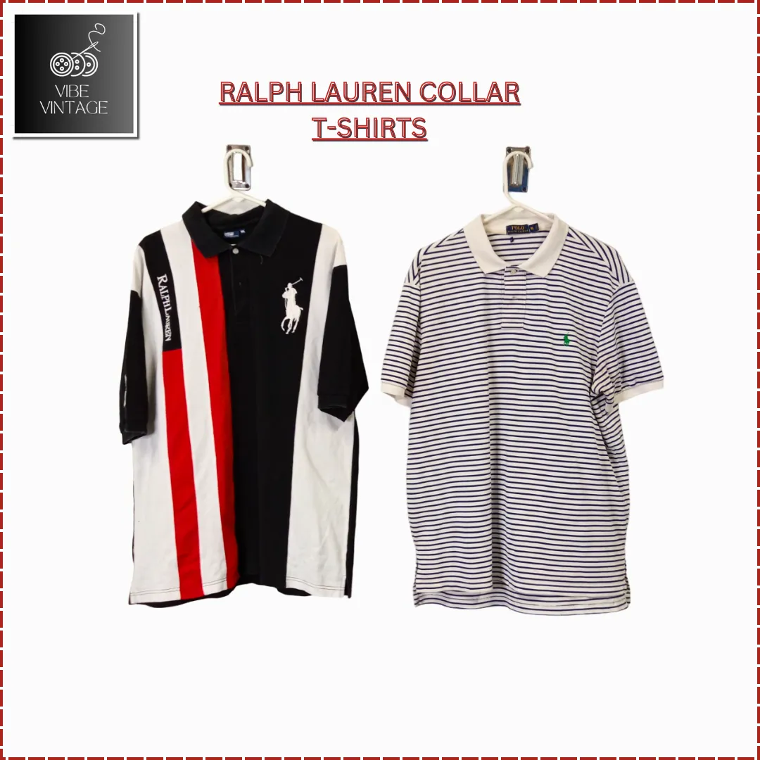 RALPH LAUREN POLO COLLAR T-SHIRTS (BUNDLE 2) - 40 PCS