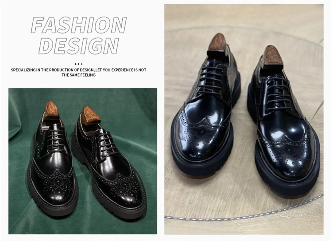 Refined Lace-Up Men's Dress Shoes