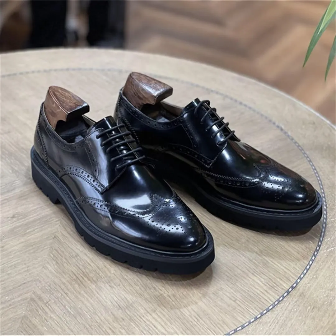 Refined Lace-Up Men's Dress Shoes