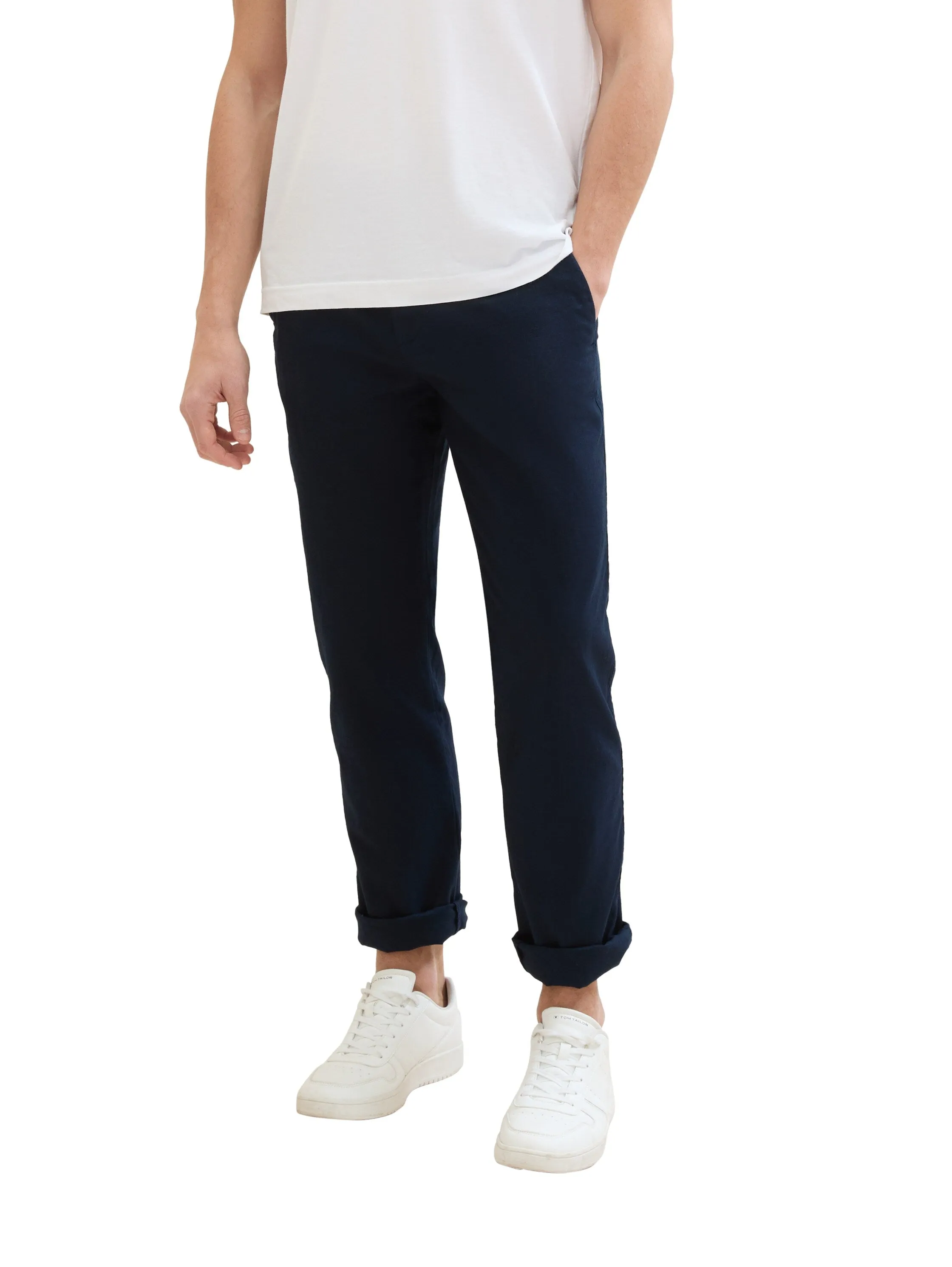 REGULAR COTTON LINEN CHINO