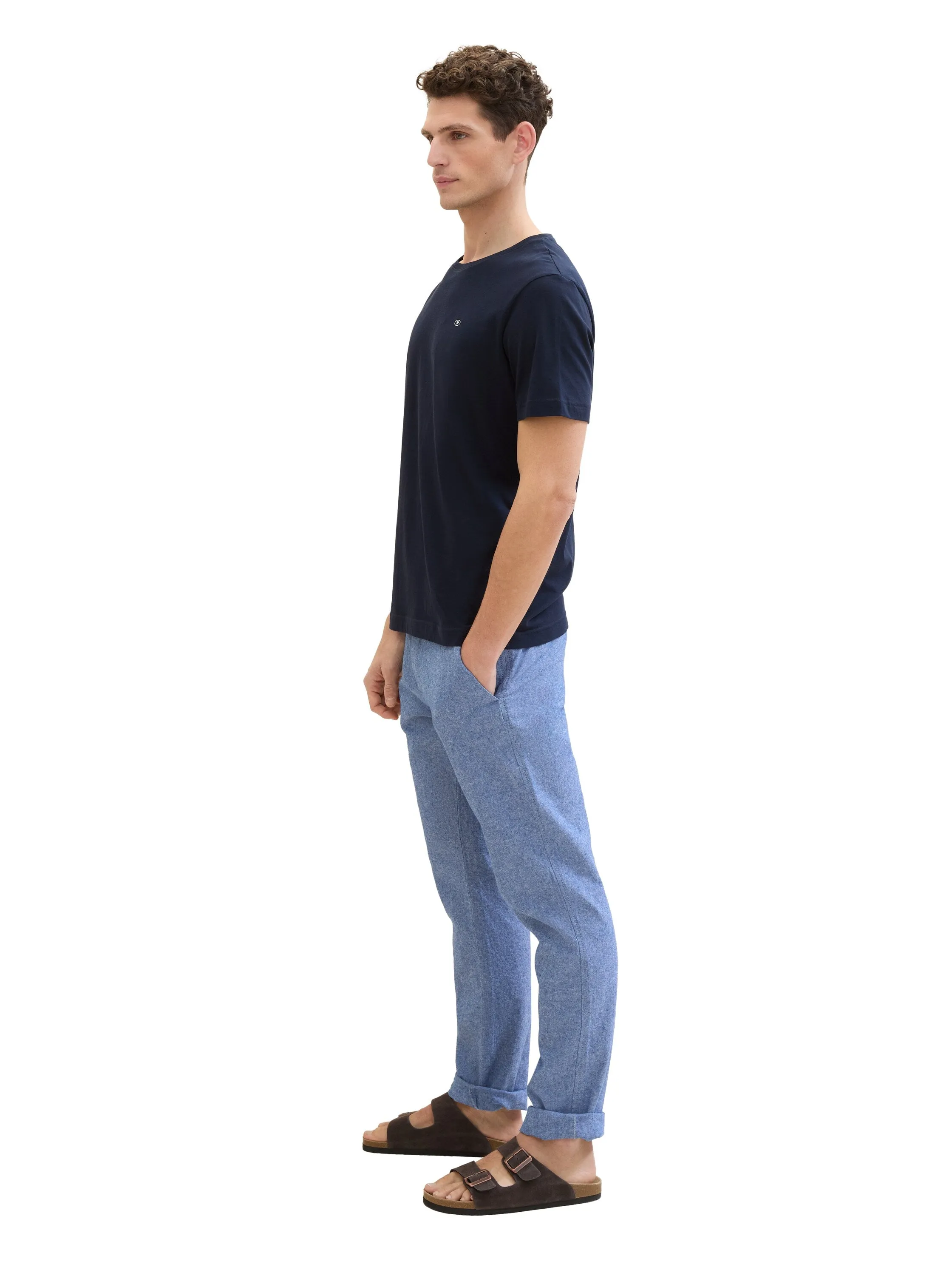 REGULAR COTTON LINEN CHINO