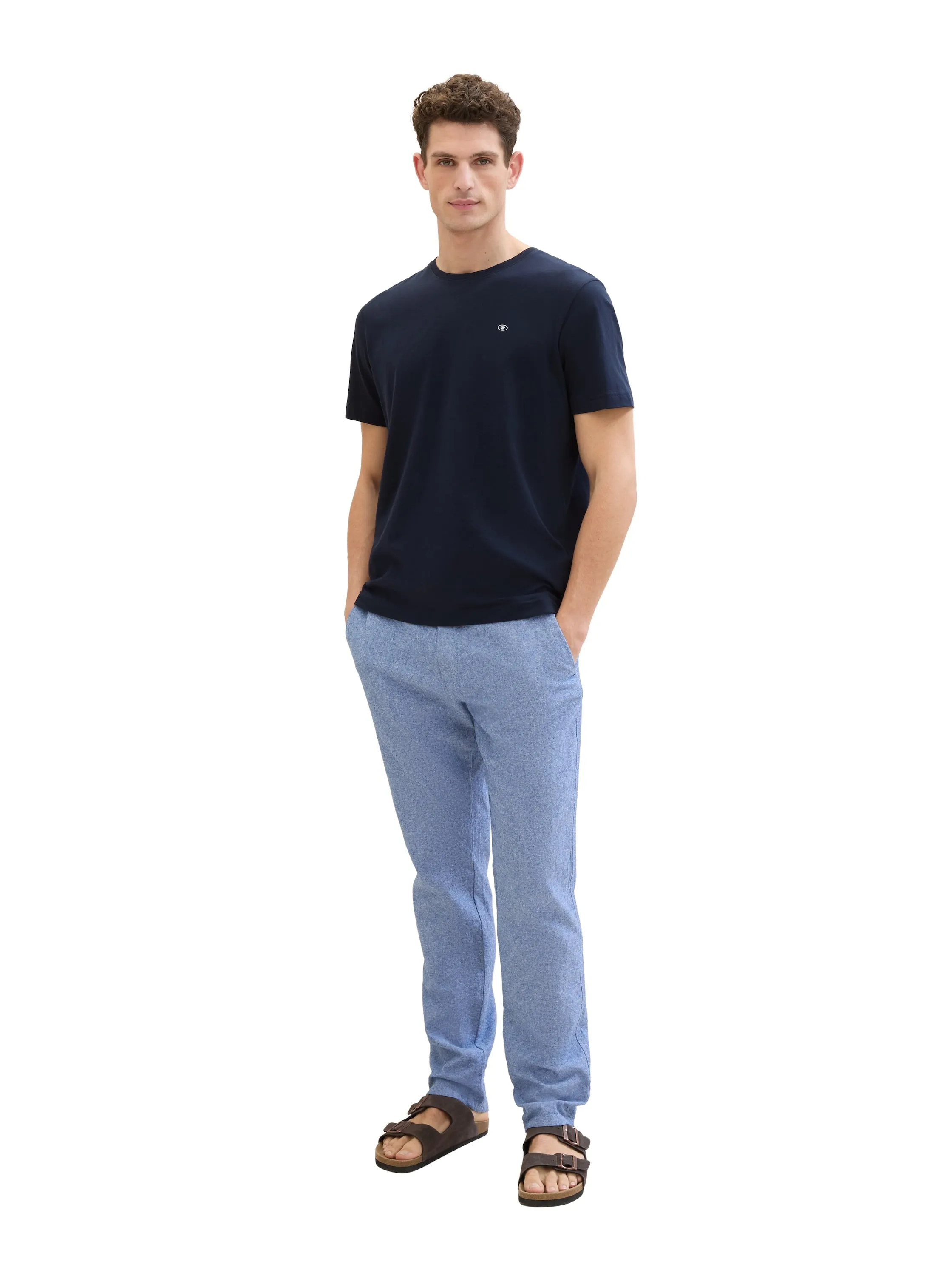 REGULAR COTTON LINEN CHINO