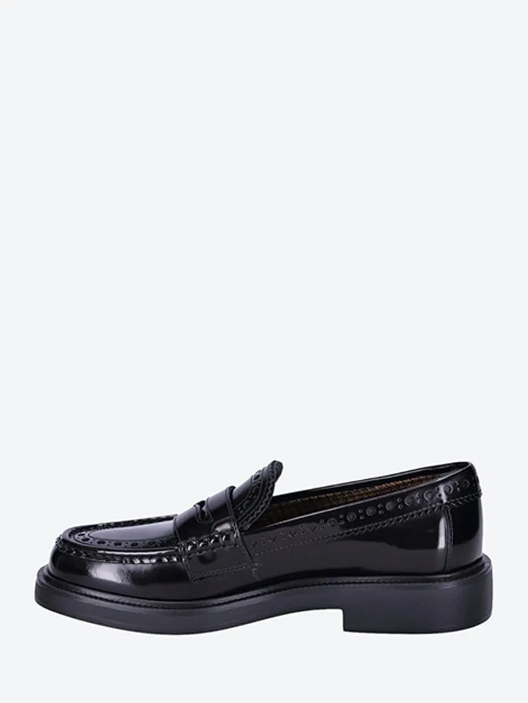 Rubber holes loafers