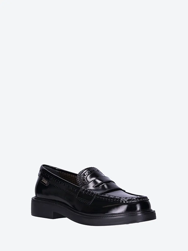 Rubber holes loafers