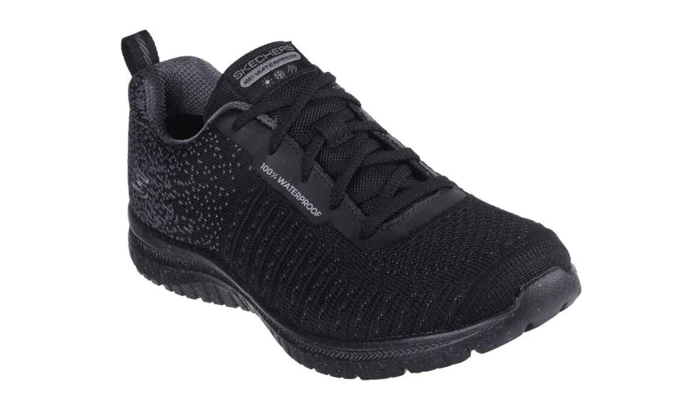 Skechers Womens Virtue Dryspell Black Charcoal