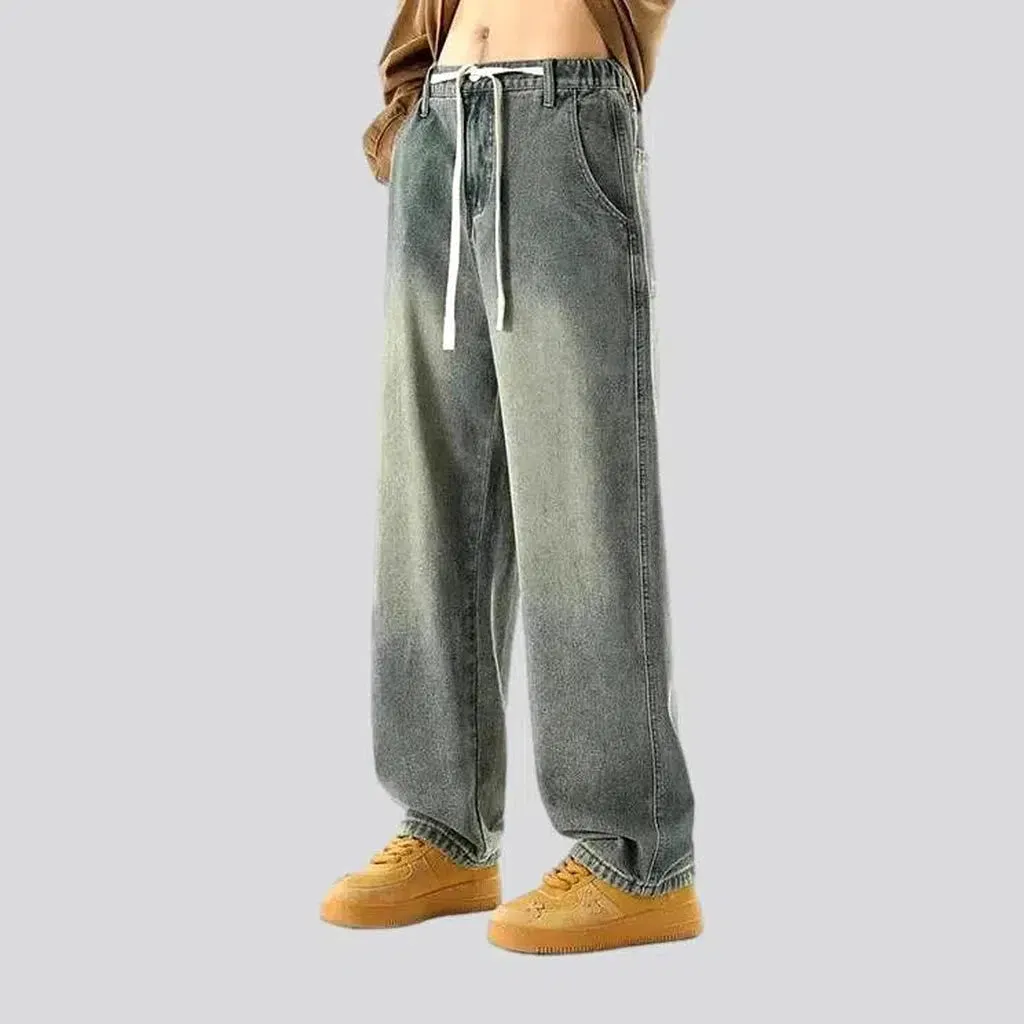 Stonewashed 90s jeans
 for men