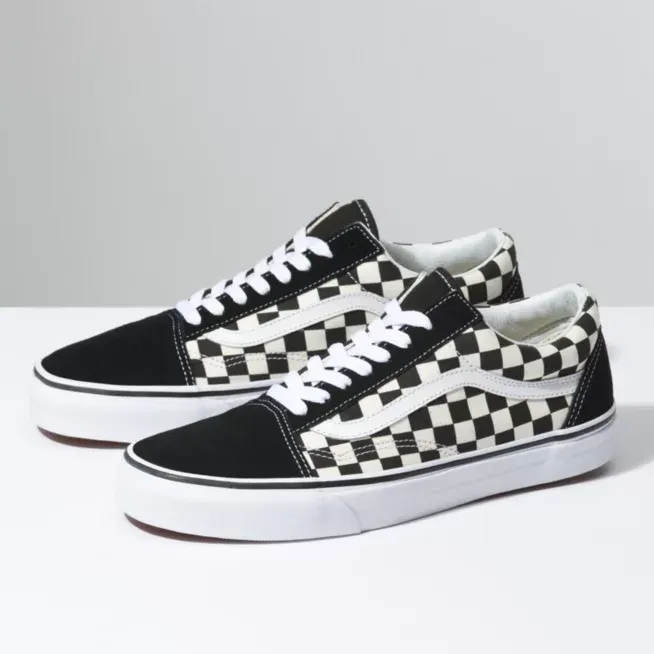 Unisex Old Skool - Primary Check Black/White