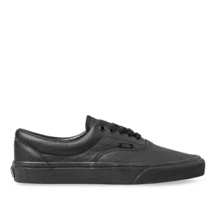 Vans Shoes ERA Mono Black Leather - Womens Mens Clearance