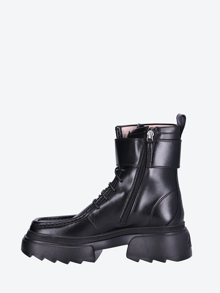 Wallaviv strass  buckle chelsea boots