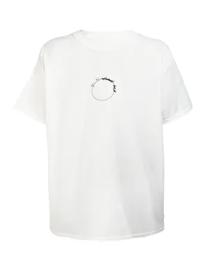 White Summer Love Loop Tee