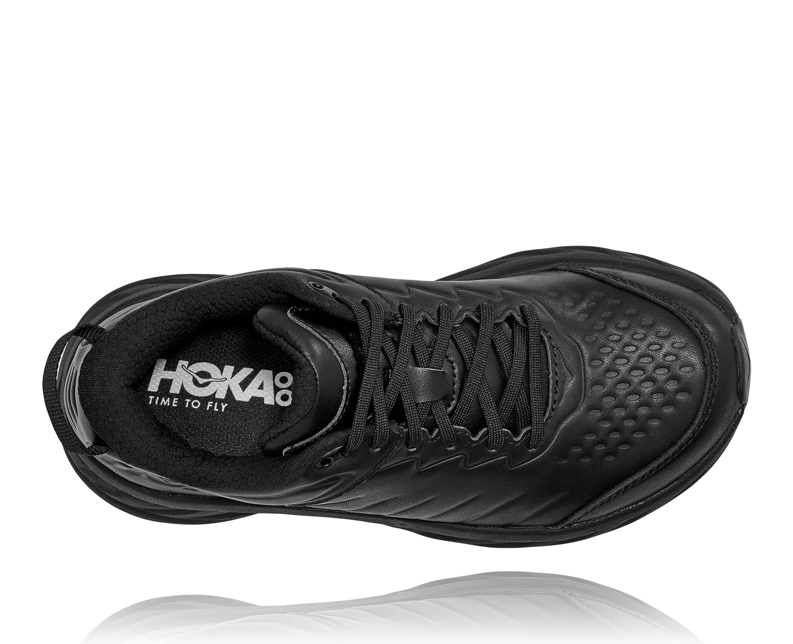 Women's Hoka Bondi SR Color: Black/Black (WIDE WIDTH)