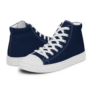 Women’s Navy Blue High Top Shoes