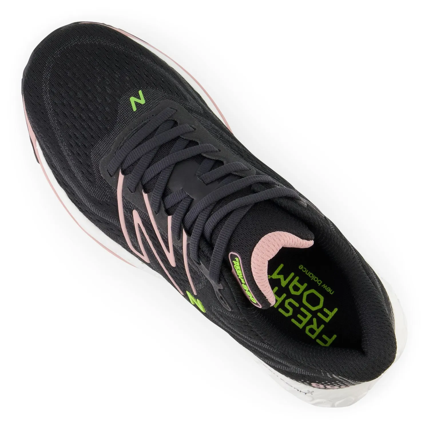 Women's New Balance Fresh Foam X 880v13 Color: Black with Pink Moon