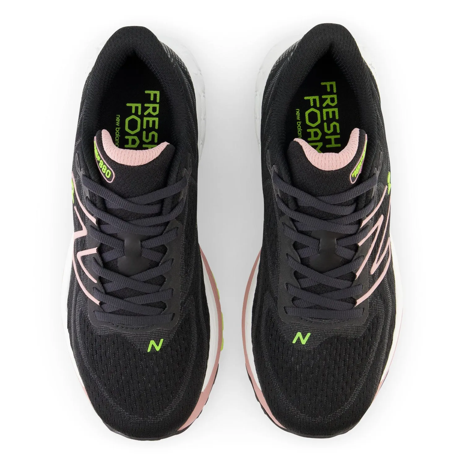 Women's New Balance Fresh Foam X 880v13 Color: Black with Pink Moon