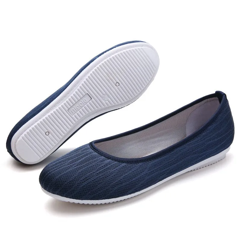 Women's simple leisure fashion walking flat loafers