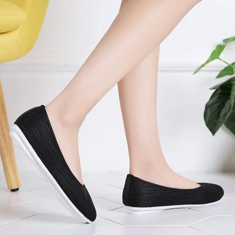 Women's simple leisure fashion walking flat loafers