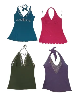 Y2K classic halter tops - 20 Pcs - 5/11/24