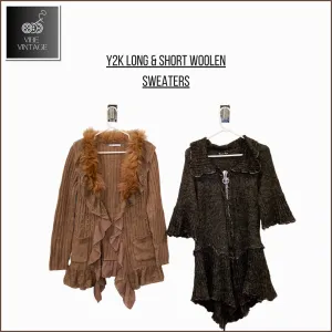 Y2K WOOLEN SWEATERS BUNDLE 2 - 11 PCS